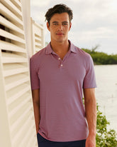 Oceanfront Stripe Pique Performance Polo Southern Tide Exclusive Deal