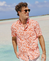 Kokomo Row Linen Rayon Short Sleeve Sport Shirt Southern Tide On Sale