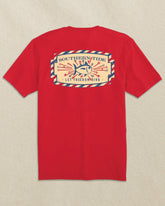Vintage Firecracker Label Short Sleeve T-Shirt Southern Tide Discounted