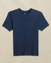 Embroidered Skipjack T-Shirt - Navy & Red Southern Tide Hot Deal