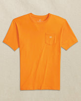 Embroidered Skipjack T-Shirt - Orange & White Southern Tide Bargain