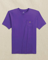 Embroidered Skipjack T-Shirt - Purple & Yellow Southern Tide Value Deal