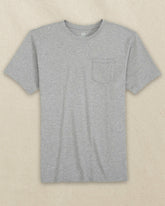 Heather Grey Classic Short Sleeve Pocket T-Shirt Southern Tide Limited Offer
