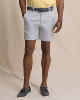 Channel Marker 7" Chino Short - Seagull Grey Southern Tide Outlets
