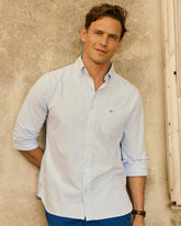 Harborview Charleston Oxford Stripe Sport Shirt Southern Tide Discount