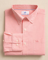 Charleston Parkwood Micro-Gingham Shirt - Coral Southern Tide Outlets