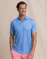 Driver Tropical Drink Printed Polo Southern Tide On Sale