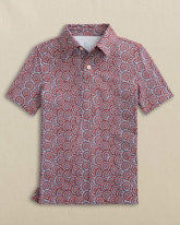 Boys Driver Firecracker Printed Performance Polo Southern Tide Sale