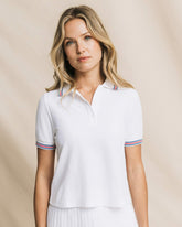 Laura Boxy Polo Shirt Southern Tide Discounted