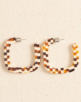 Midi Square Hoop Earrings Southern Tide Hot Deal