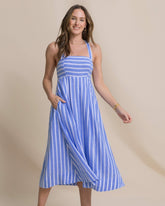 Cinzia Striped Cross Strap Dress Southern Tide Limited Offer