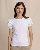 Eileen Ruffle Tee Southern Tide Hot Deal