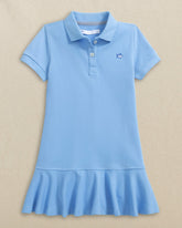 Girls Skipjack Dropwaist Polo Dress - Ocean Channel Southern Tide Discount