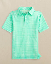 Boys Pop Lock & Dock It Printed Performance Polo Southern Tide Bargain