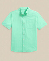 Boys Seaside Geo Short Sleeve Sport Shirt Southern Tide Sale