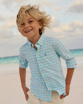 Boys Edisto Island Plaid Coastal Breeze® Sport Shirt Southern Tide Savings