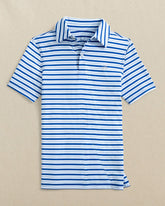 Boys Driver Ocean Hill Stripe Performance Polo Southern Tide On Sale