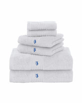 Performance 5.0 Bath Towel 6-Piece Set - Optical White Southern Tide On Sale