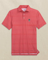 NC State Wolf Head Driver Dunes Edge Plaid Polo Southern Tide Discounted