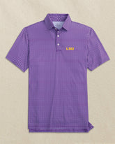 LSU Tigers Driver Dunes Edge Plaid Polo Southern Tide Hot Deal