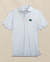 Notre Dame Leprechaun Dunes Edge Plaid Polo Southern Tide Exclusive Deal