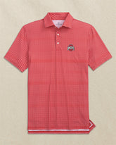 Ohio State Buckeyes Driver Dunes Edge Plaid Polo Southern Tide On Sale