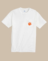 Clemson Tigers Embroidered Short Sleeve T-Shirt Southern Tide Savings