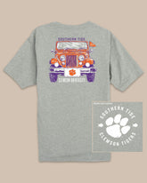 Clemson Tigers Heather Front Plate T-Shirt Southern Tide Hot Deal