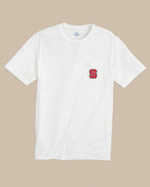NC State Wolfpack Embroidered Short Sleeve T-Shirt Southern Tide Outlets