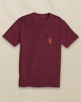 Arizona State Embroidered Short Sleeve T-Shirt Southern Tide Value Deal