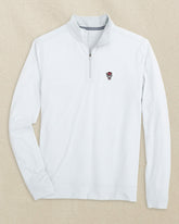 NC State Wolf Head Micro-Stripe Quarter Zip Southern Tide Special Offer