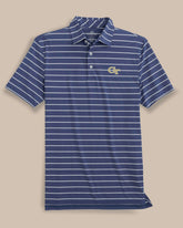 Georgia Tech Brreeze Stripe Polo Southern Tide Discount