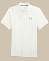 Miami Hurricanes Skipjack Polo Shirt Southern Tide Discounted