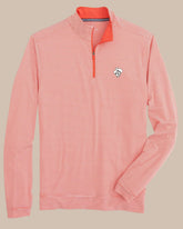 Oklahoma State Cowboys Stripe Heather Quarter Zip Southern Tide Hot Deal
