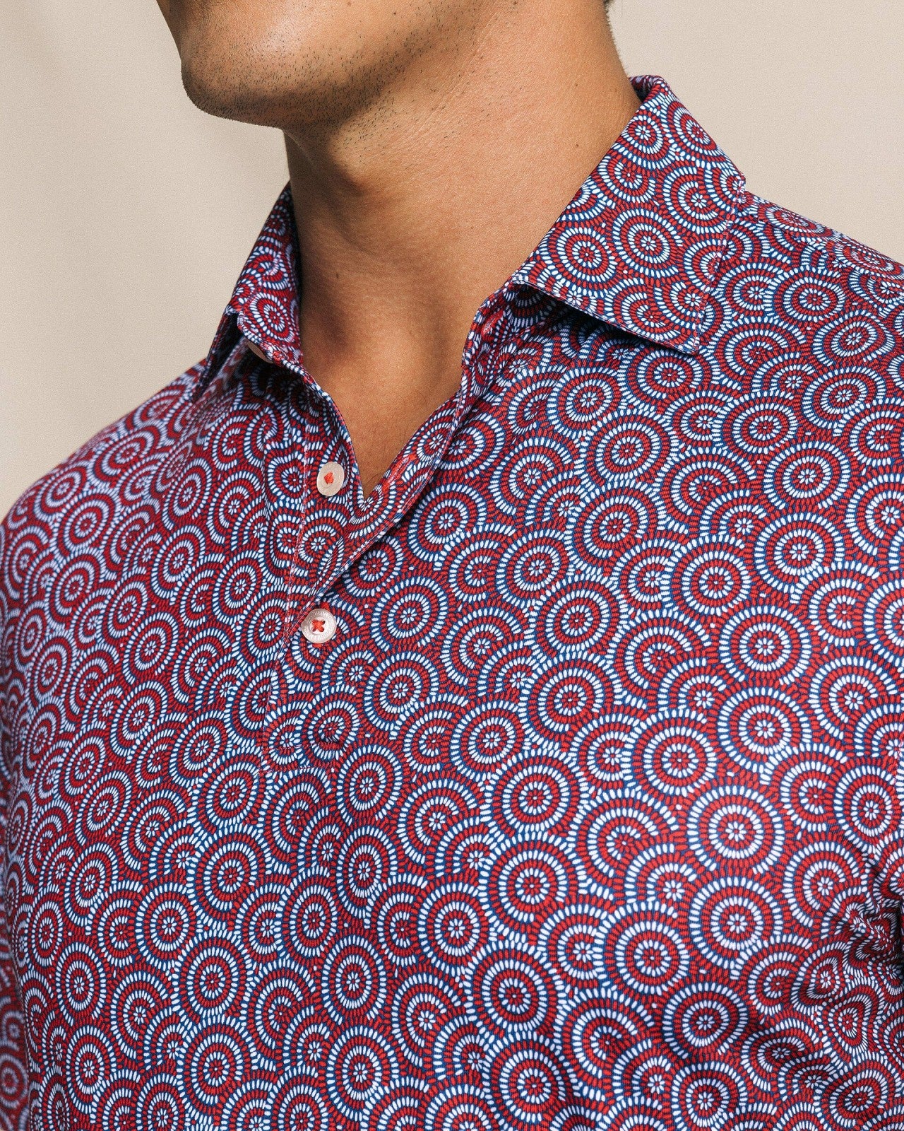 Driver Fireworks Printed Polo Southern Tide Discount