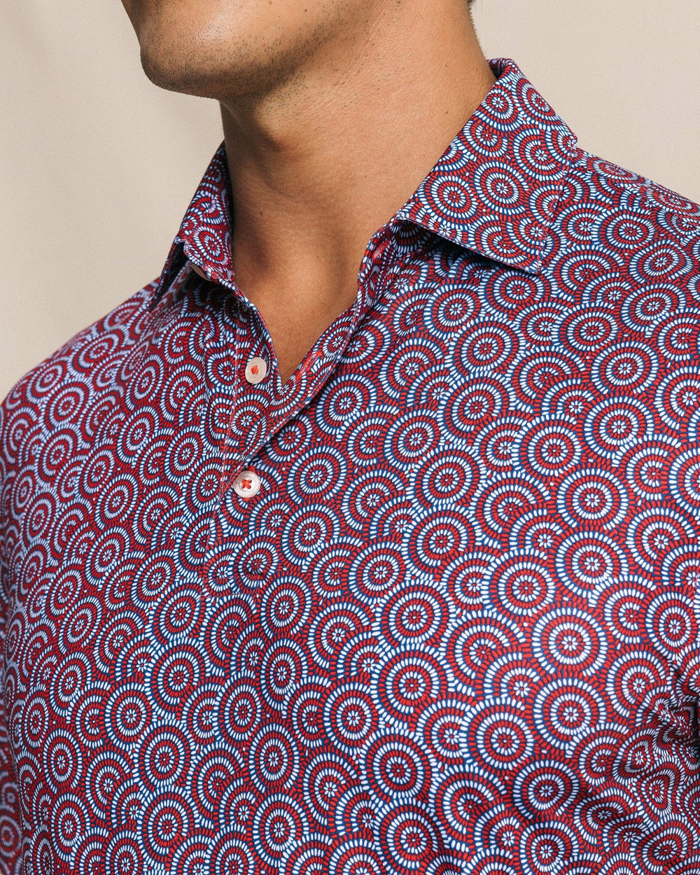 Driver Fireworks Printed Polo Southern Tide Discount