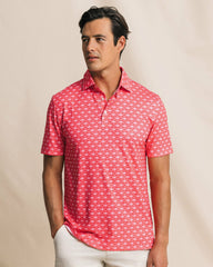 Driver Fintastic Frenzy Printed Polo Southern Tide Hot Deal