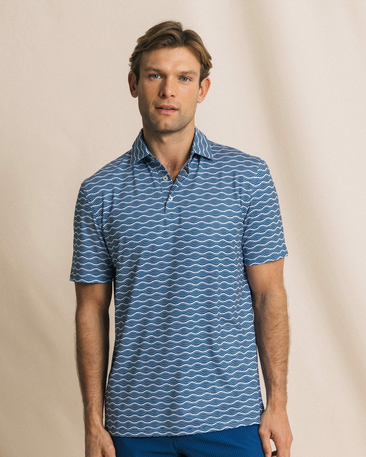 Driver Ocean Echo Printed Polo Southern Tide Discounted