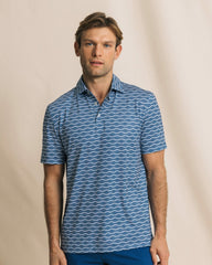 Driver Ocean Echo Printed Polo Southern Tide Discounted