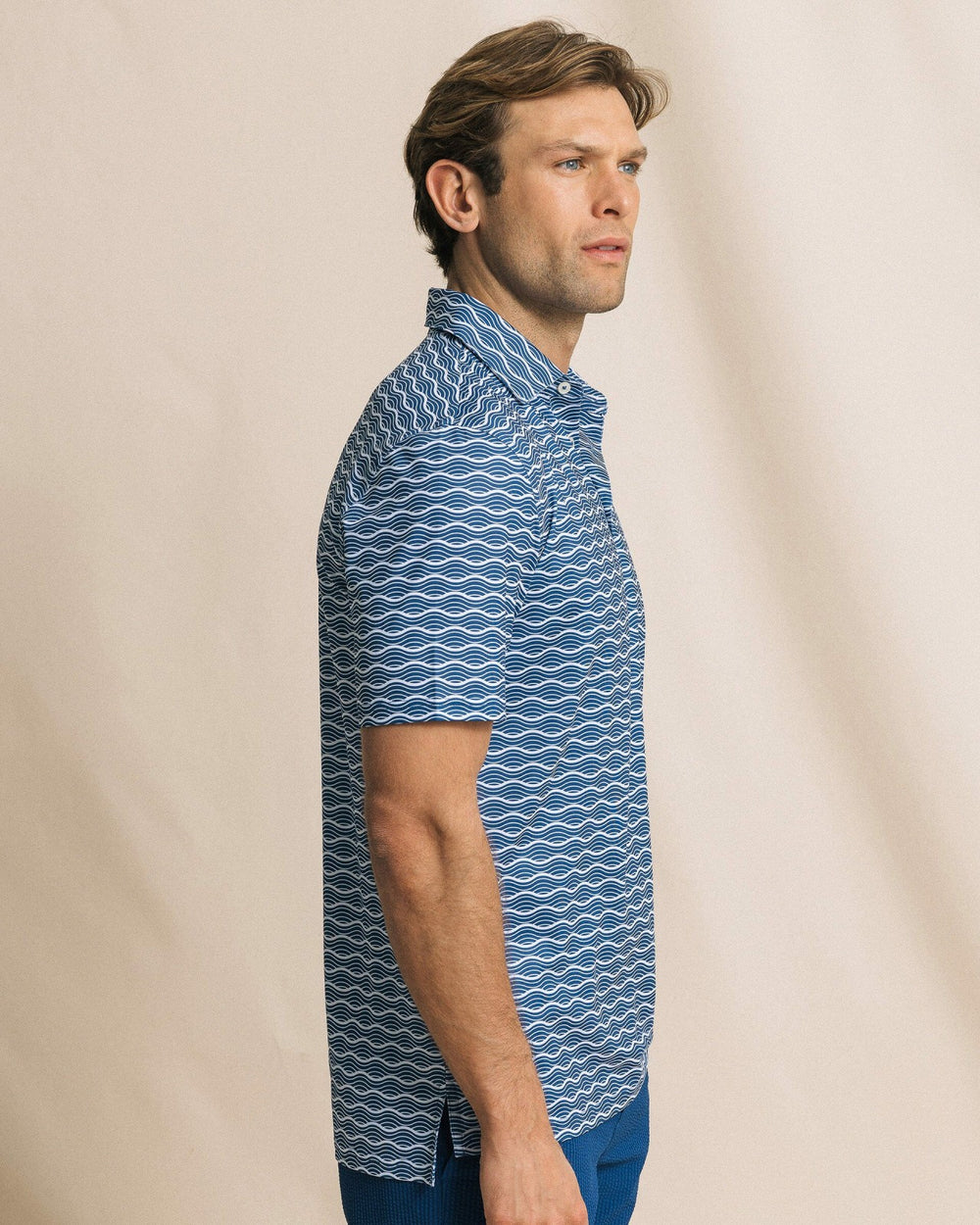 Driver Ocean Echo Printed Polo Southern Tide Discounted