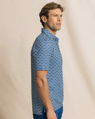 Driver Ocean Echo Printed Polo Southern Tide Discounted