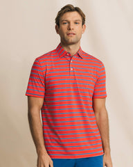 Moonlight Bay Stripe Performance Polo Southern Tide Exclusive Deal