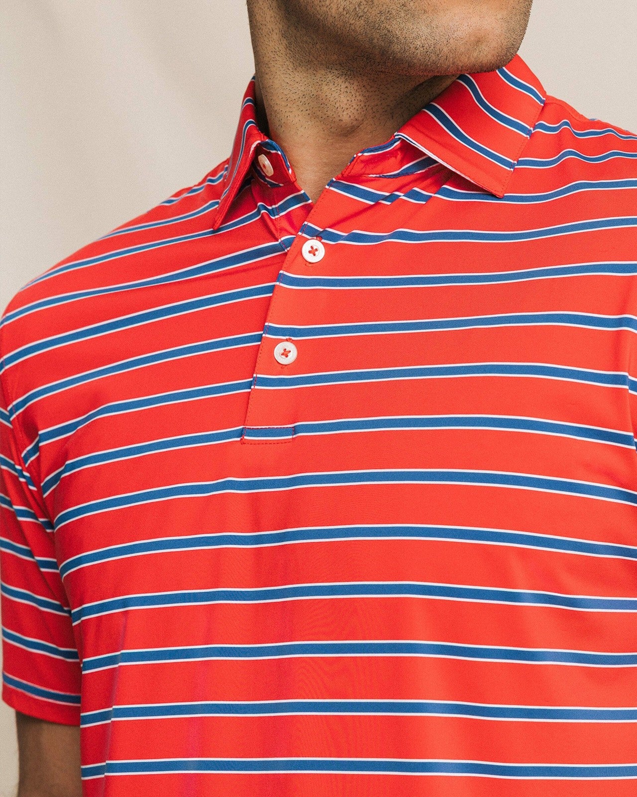 Moonlight Bay Stripe Performance Polo Southern Tide Exclusive Deal