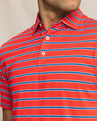 Moonlight Bay Stripe Performance Polo Southern Tide Exclusive Deal