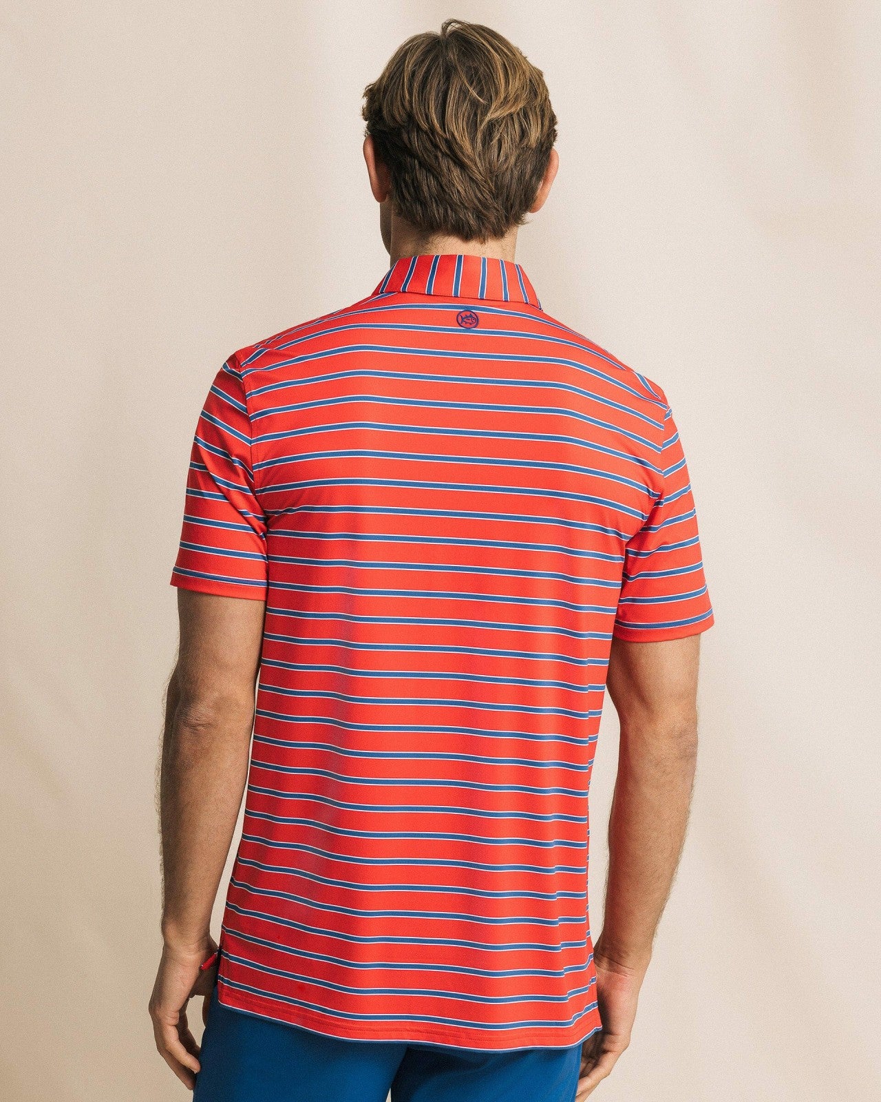 Moonlight Bay Stripe Performance Polo Southern Tide Exclusive Deal