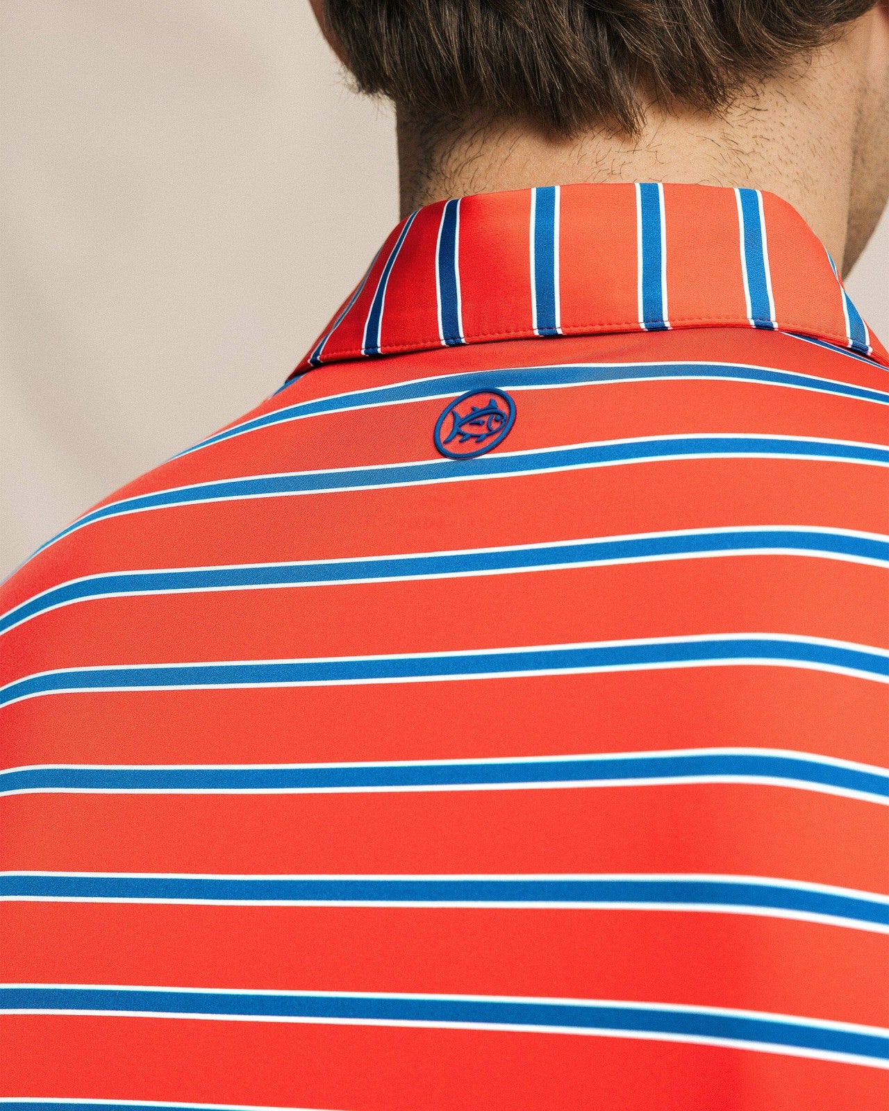 Moonlight Bay Stripe Performance Polo Southern Tide Exclusive Deal