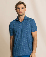 Driver ST Nautical Flag Printed Polo Southern Tide Value Deal