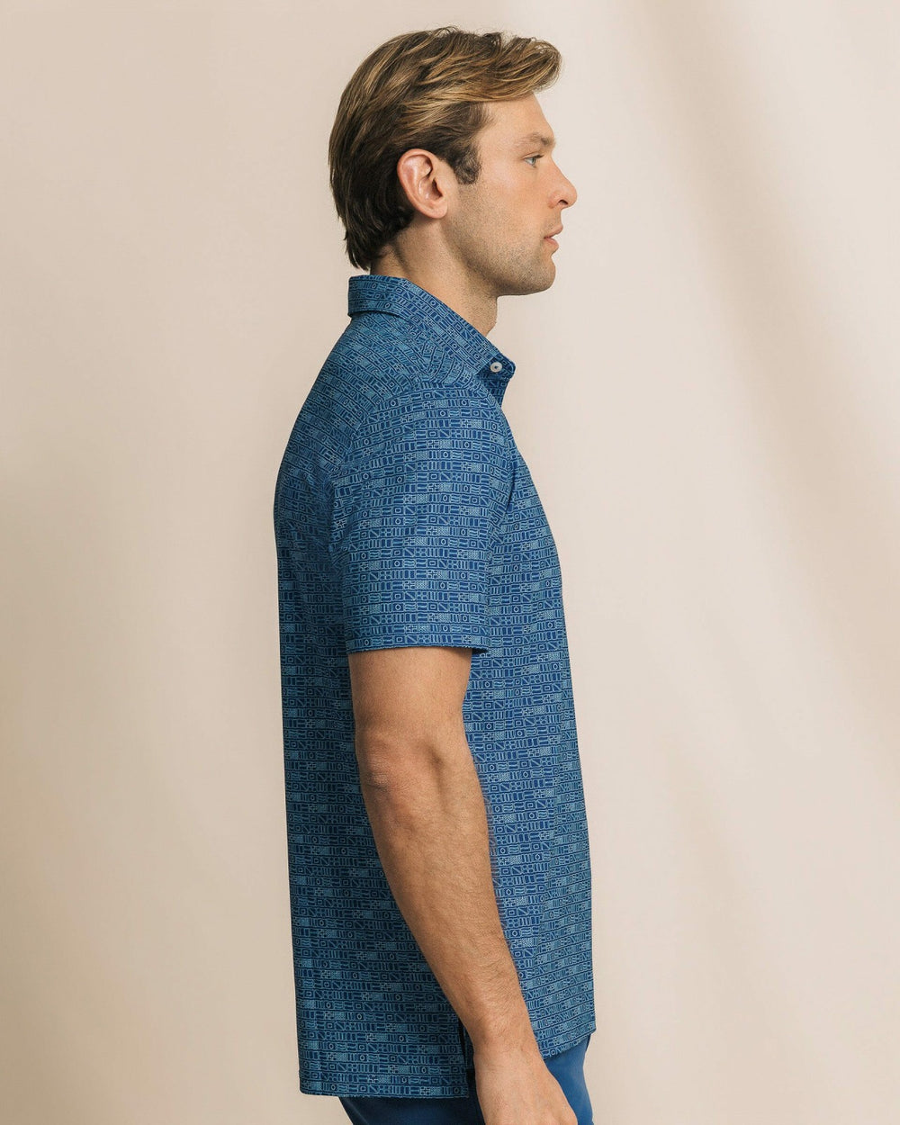 Driver ST Nautical Flag Printed Polo Southern Tide Value Deal