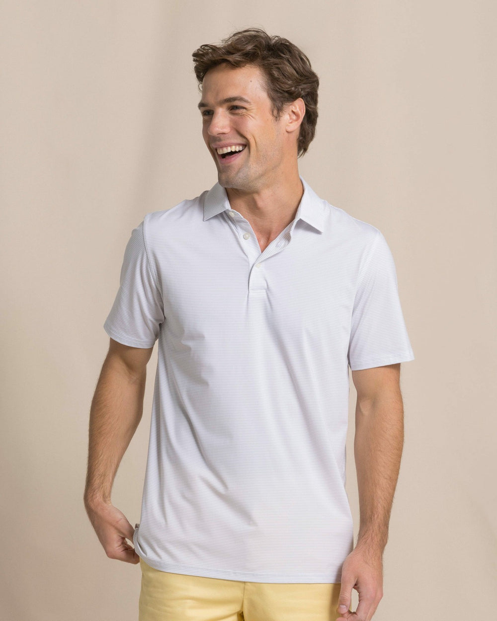 Meadowbrook Stripe Performance Polo Southern Tide Sale