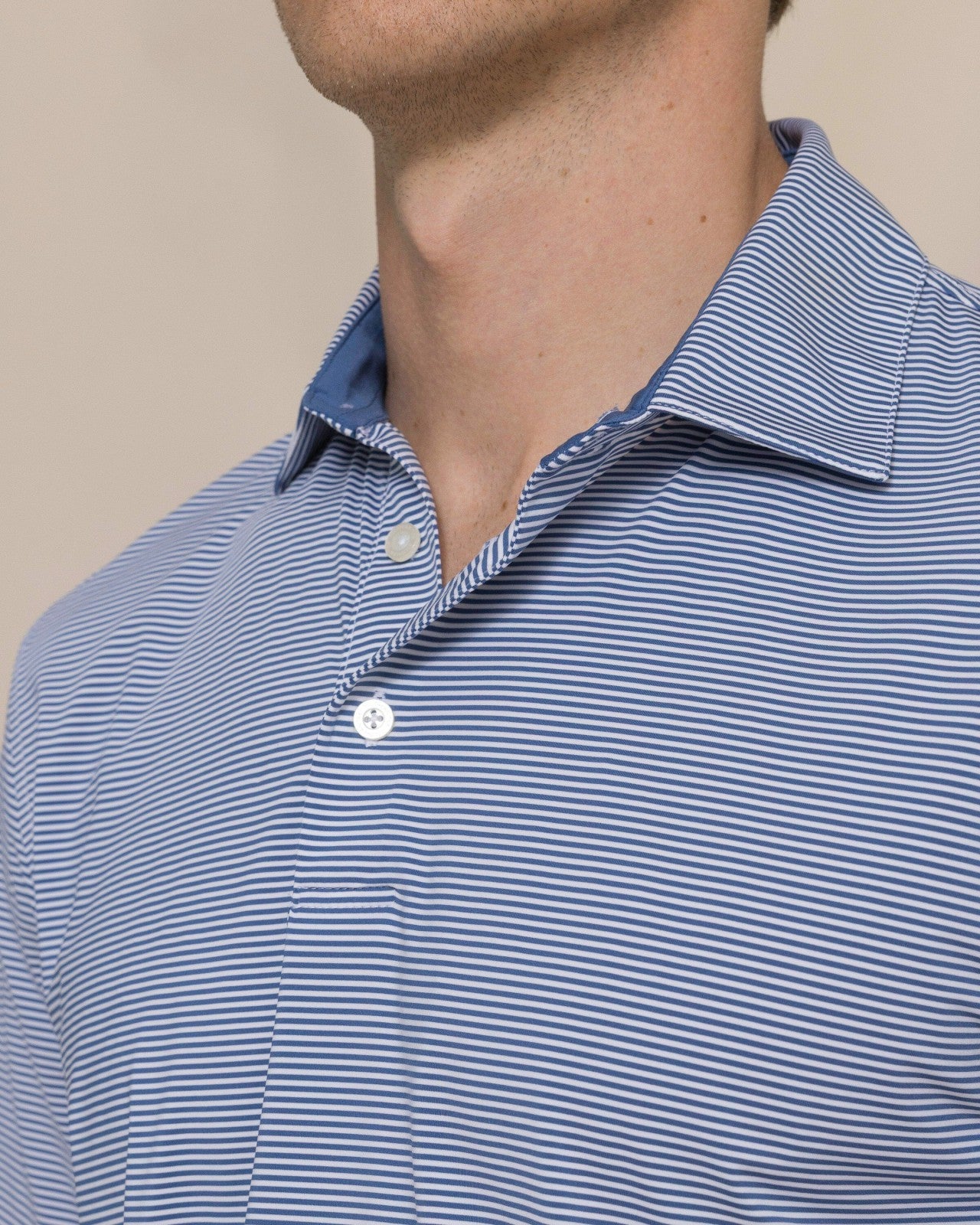 Meadowbrook Stripe Performance Polo Southern Tide Sale